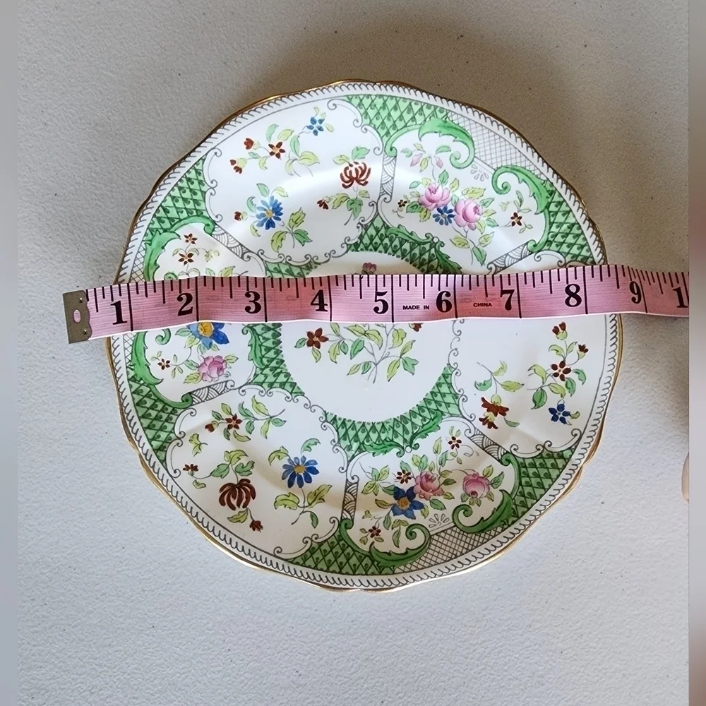 Adderley Lowesoft Light Green Bone China.